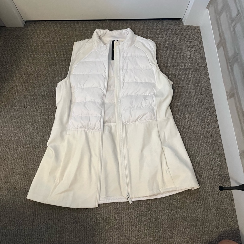 NWOT White Lululemon down vest